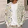 Wildflower Meadow Blooms in Soft Colors for Relaxed Everyday Layering, Women’s Style All-over Print Knitted Cardigan - 5