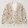 Wildflower Meadow Blooms in Soft Colors for Relaxed Everyday Layering, Women’s Style All-over Print Knitted Cardigan - 1