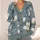 White Magnolia Blooms on Blue Botanical Branches for Relaxed Autumn Layering Women All-over Print Knitted Cardigan - 4