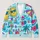 Colorful Tropical Beach Icons For Sunny Vacation Layers And Casual Summer Style Women All-over Print Knitted Cardigan - 1