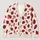 Red Ladybug Hearts for Cozy Valentine's Day Layers, Women's Casual Everyday Style All-over Print Knitted Cardigan - 1