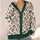 Red Berry Holly Branches For Festive Winter Layering And Cozy Holiday Gatherings Outdoors All-over Print Knitted Cardigan - 4