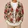 Pink Pug Rose Hearts for Romantic Everyday Layering and Beach Date Style for Women All-over Print Knitted Cardigan - 6
