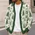 Green Christmas Trees, Gifts, Ornaments And Snowflakes For Cozy Holiday Layering At Home All-over Print Knitted Cardigan - 5