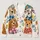 Colorful Dog Portraits for Relaxed Weekend Outings and Everyday Layering for Dog Lovers All-over Print Knitted Cardigan - 1