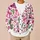 Pink Cowboy Boots And Cactus Western Motifs For Casual Ranch Style Weekend Layering All-over Print Knitted Cardigan - 6