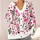 Pink Cowboy Boots And Cactus Western Motifs For Casual Ranch Style Weekend Layering All-over Print Knitted Cardigan - 4