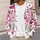 Pink Cowboy Boots And Cactus Western Motifs For Casual Ranch Style Weekend Layering All-over Print Knitted Cardigan - 5