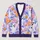 Cute Ghost Candy Halloween Style For Women, Whimsical Fall Layering And Halloween Parties All-over Print Knitted Cardigan - 1