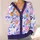 Cute Ghost Candy Halloween Style For Women, Whimsical Fall Layering And Halloween Parties All-over Print Knitted Cardigan - 4