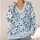 Blue Floral Butterfly Garden for Relaxed Everyday Layering Women's Casual Weekend Style All-over Print Knitted Cardigan - 4