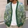 Blue Wildflower Meadow Floral Look For Autumn Vacation And Everyday Women's Layering All-over Print Knitted Cardigan - 5