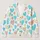 Turquoise Heart Motif For Romantic Spring Outings And Everyday Wear For Plus Size Women All-over Print Knitted Cardigan - 1