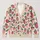 Pink Strawberry Fruit Motif for Sweet Casual Weekends and Vacation Style for Women All-over Print Knitted Cardigan - 1
