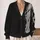 Split-Tone Geometric Comic Motifs for Everyday Layering and Winter Fandom Outfit All-over Print Knitted Cardigan - 2