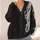 Split-Tone Geometric Comic Motifs for Everyday Layering and Winter Fandom Outfit All-over Print Knitted Cardigan - 4