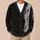 Split-Tone Geometric Comic Motifs for Everyday Layering and Winter Fandom Outfit All-over Print Knitted Cardigan - 6