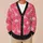 Cute Pink Dinosaur Motifs For Classroom Style And Everyday Layering, Teacher Gift Idea All-over Print Knitted Cardigan - 6