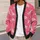Cute Pink Dinosaur Motifs For Classroom Style And Everyday Layering, Teacher Gift Idea All-over Print Knitted Cardigan - 5