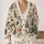 Woodland Deer Fox Owl Holiday Forest Motifs for Cozy Winter Vacation Layering Style All-over Print Knitted Cardigan - 2