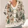 Woodland Deer Fox Owl Holiday Forest Motifs for Cozy Winter Vacation Layering Style All-over Print Knitted Cardigan - 4
