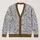 Bohemian Paisley Swirl Motifs for Relaxed Everyday Layering and Plus Size Weekend Style All-over Print Knitted Cardigan - 1