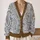 Bohemian Paisley Swirl Motifs for Relaxed Everyday Layering and Plus Size Weekend Style All-over Print Knitted Cardigan - 2