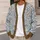Bohemian Paisley Swirl Motifs for Relaxed Everyday Layering and Plus Size Weekend Style All-over Print Knitted Cardigan - 5