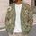 Sage Floral Daisies and Poppies for Cozy Autumn Layering, Nature-Loving Women Everywhere All-over Print Knitted Cardigan - 5