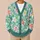 Pastel Lily Garden Floral Motifs For Relaxed Vacation Layering And Everyday Style All-over Print Knitted Cardigan - 6