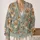 Golden Retriever Floral Motif for Casual Vacation Layering and Weekend Wear, Dog Lovers All-over Print Knitted Cardigan - 2