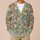 Golden Retriever Floral Motif for Casual Vacation Layering and Weekend Wear, Dog Lovers All-over Print Knitted Cardigan - 6