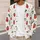 Red Strawberry Garden for Beach Vacation and Date Style, Casual Women's Summer Layer All-over Print Knitted Cardigan - 5