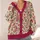 Pink Paisley Floral Boho Layering For Autumn Vacation Date Nights And Travel Women All-over Print Knitted Cardigan - 4