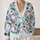 Snowman Pine Branch Scene for Festive Holiday Layering and Winter Gatherings for Women All-over Print Knitted Cardigan - 2