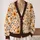 Golden Wildflower Meadow Style for Everyday Layering and Weekend Wear for Modern Women All-over Print Knitted Cardigan - 2