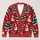 Snowman Christmas Tree Scene for Cozy Holiday Gatherings and Winter Cheer for Her All-over Print Knitted Cardigan - 1