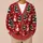 Snowman Christmas Tree Scene for Cozy Holiday Gatherings and Winter Cheer for Her All-over Print Knitted Cardigan - 6
