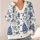 Blue And White Holiday Ornament Motifs For Cozy Winter Gatherings And Vacation Dates All-over Print Knitted Cardigan - 4