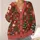 Christmas Snowmen and Evergreen Trees for Festive Holiday Layering for Women at Gatherings All-over Print Knitted Cardigan - 4
