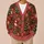 Christmas Snowmen and Evergreen Trees for Festive Holiday Layering for Women at Gatherings All-over Print Knitted Cardigan - 6