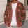 Christmas Snowmen and Evergreen Trees for Festive Holiday Layering for Women at Gatherings All-over Print Knitted Cardigan - 5