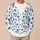 Blue Floral Boho Layering Top for Spring Vacations and Everyday Resort Style Wear All-over Print Knitted Cardigan - 6