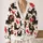 Dachshund Heart Balloon Whimsy for Romantic Everyday Layering, Gifts for Dog Lovers All-over Print Knitted Cardigan - 2