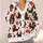 Dachshund Heart Balloon Whimsy for Romantic Everyday Layering, Gifts for Dog Lovers All-over Print Knitted Cardigan - 4