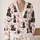 Pink Halloween Dogs And Bats For Cozy Autumn Celebrations, Women And Pet Lovers All-over Print Knitted Cardigan - 2