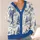 Blue Deer And Pine Forest Winter Scene For Holiday Gatherings And Cozy Women’s Style All-over Print Knitted Cardigan - 4