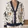 Halloween Cow Witch Hat Bats And Pumpkins For Cozy Autumn Party And Farmhouse Style All-over Print Knitted Cardigan - 2