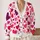 Pink Purple Hearts For Romantic Layering And Everyday Love Style For Women Year-Round All-over Print Knitted Cardigan - 2