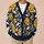 Golden Wildflower Botanical Motifs for Everyday Bohemian Layering and Holiday Style All-over Print Knitted Cardigan - 6